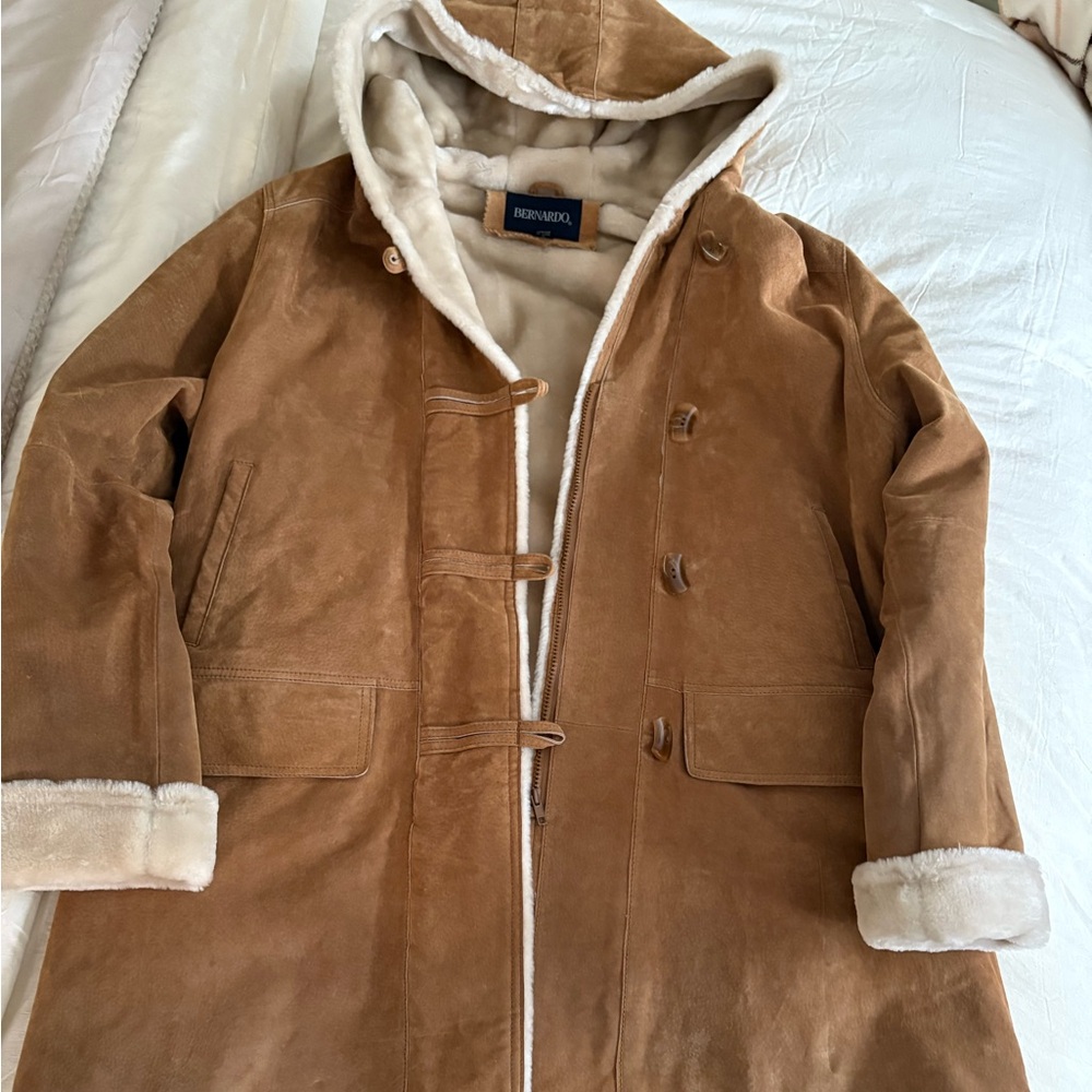 Bernardo Tan Shearling Jacket - image 1